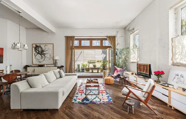 $2M Park Slope loft has a layout that’s great for gathering and a private terrace for your garden