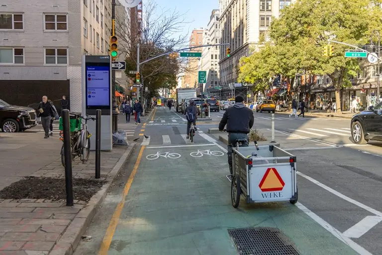 NYC proposes wider bike lanes along 12 blocks of Sixth Avenue