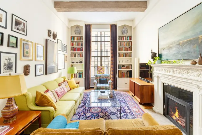 Tudor charm frames a $2.1M pre-war duplex on the Upper East Side