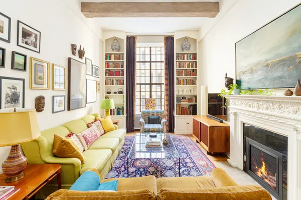 Tudor charm frames a $2.1M pre-war duplex on the Upper East Side